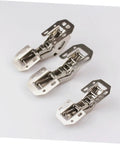Soft Close Concealed Cabinet Hinges 4 Pack Stainless Steel Wardrobe Door Hinges for Kitchen and Closet Cabinets with Damping Mechanism