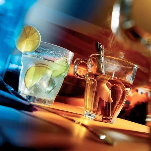 Rock Bar Glasses Set Of 6 7.25 Oz Stackable Juice Glasses For Cocktails Desserts And Soft Drinks Space Saving Everyday Barware