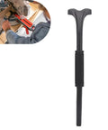 Miter Saw Hold Down Stick With Forked Design And Upgraded Rubber Feet, Ergonomic Table Saw Push Handle for precise woodworking