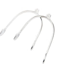 Round End Spurs For Ladies And Kids, One Quarter Inch Neck, Equestrian Riding Spurs For Training And Dressage, Durable Steel