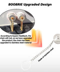 Stainless steel chain upgrade for Five Pack UHF And N Type Dust Cap Protective Cover With SO 239 Connector and N Type Female Adapter