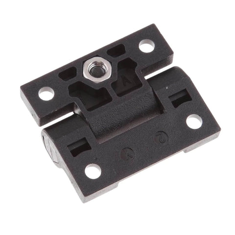Ball Bearing Door Hinges Heavy Duty Black Adjustable Torque Position Control Hinges With Stainless Steel Build And 4 Hole Mounts Quiet