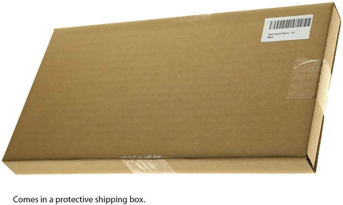 Shipping box for Stainless Steel License Plate Backing Reinforcement Plate Black 12x6 1mm Thick Heavy Duty With Screws And Caps Powder Coated
