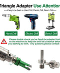 KURSTOL Diamond Core Drill Bits set with triangle adapter and beveling and finger milling bits for porcelain tile and stone