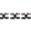 3 Pack Hidden Hinges Heavy Duty Zinc Alloy 43mm for Doors and Folding Tables Concealed Hardware 180 Degree Open