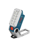 12V Max LED Work Light Bare Tool FL12 with 10 bright LEDs, featuring 200-degree articulation and mounted on a tripod