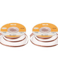 Desoldering Wick Braid No Clean Solder Wick 0.06 Inch Wide 5 Feet Long 2 Pack, oxygen-free copper rolls for solder removal