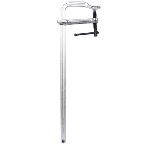 Heavy Duty 1400 Lb F Clamps With 20 Inch Jaw Drop Forged Steel Bar Vise Swivel Quick Release Workhorse Tool Pack showing a silver bar clamp.