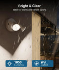 Sixteen Pack Outdoor Flood Light Bulbs LED PAR38 Dimmable Waterproof Wet Rated 1050 LM 13W 100W Equivalent E26 Base