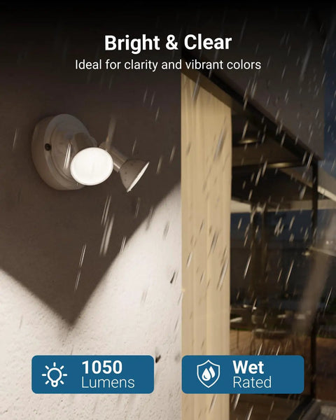 Sixteen Pack Outdoor Flood Light Bulbs LED PAR38 Dimmable Waterproof Wet Rated 1050 LM 13W 100W Equivalent E26 Base