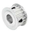 Aluminum 20 Teeth Timing Belt Pulley, 14Mm Bore, 5Mm Pitch, Fits 15Mm Timing Belts, Rock Solid For Milling Machines, 3D Printers, Drilling Machines, Rugged CNC Gear And Drive Component, side view