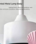 YPDJVLTI Ceiling Fans Lights 32Inch Kid Ceiling Lamp with painted metal shade, showcasing durability and modern design.