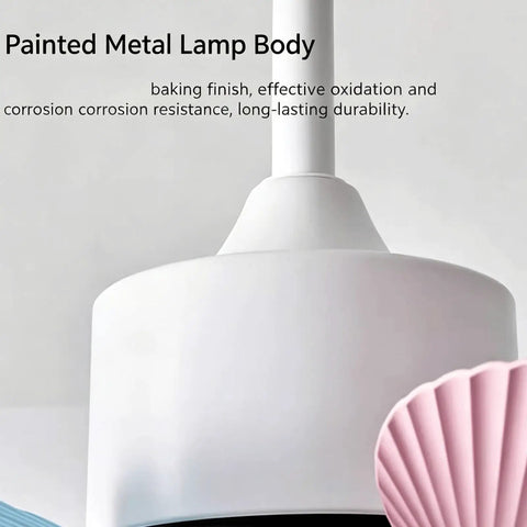 YPDJVLTI Ceiling Fans Lights 32Inch Kid Ceiling Lamp with painted metal shade, showcasing durability and modern design.