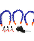 Flexible Helping Hand Soldering Tool Set With Adjustable Arms And Aluminum Base For Stable PCB Assembly Jewelry Making And DIY Crafts