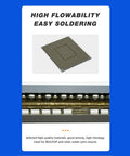 Lead-Free Solder Paste Flux 100G No-Clean For SMD PCB BGA Rework And Soldering Repair Tool, close-up of BGA rework process.