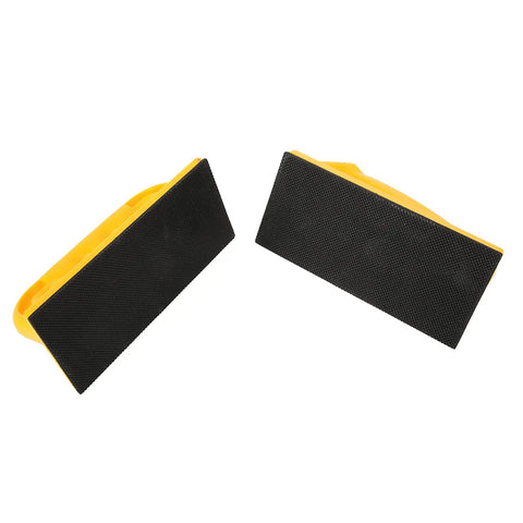 2 Pack Safety Push Sticks with ergonomic handles, solid plastic build, black surface for router table shaper band saw table saw jointer