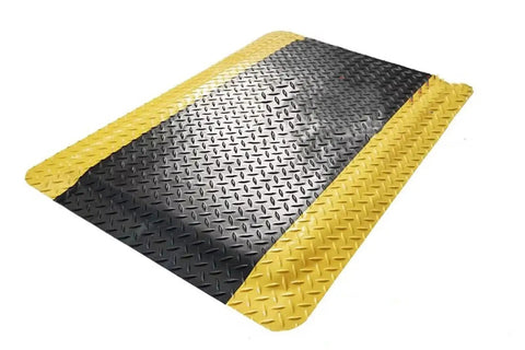 Heavy Duty Anti Fatigue Mats Total Grind Ready Ergonomic Standing Floor Mat For Shop Or Kitchen, 20Mm Thick Cloud Soft Cushion, Real Knee Saving Relief For Daily Footwork, Anti Slip Black 24X35 Mat