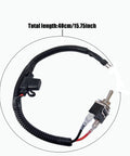 Fuse Bypass Switch Kit For Mini Fuse Tow Vehicles with 40cm cable and rocker switch