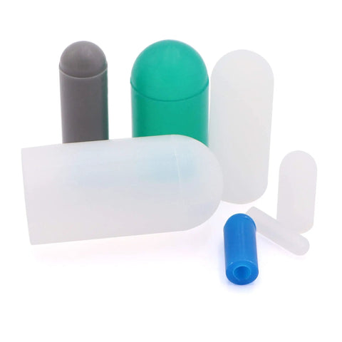 High Temp Silicone Rubber End Cap Kit 110 Piece Assorted Tapered Caps in various colors and sizes for coating