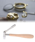 Watch Movement Pinion Puller Pro Grade Repair Tool With Wood Handle for Center Wheels 1.2mm to 1.8mm and watch mechanism