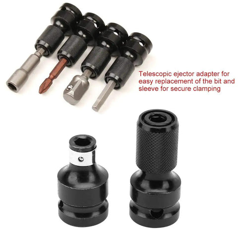 Hex Drive Quick Change Adapter For Impact Wrenches And Drills, Drill Chuck Converter, Telescoping Socket Adapters, Quick Release