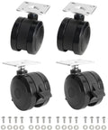 Built Tough Locking Caster Wheels For Weber Spirit 200 And 300 Series Grills With Up Front Controls replacement set featuring black rollers.