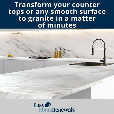 Glossy Italian White Marble Vinyl Countertop Cover 36 x 72 Inch Peel And Stick Self Adhesive Laminate for a modern kitchen