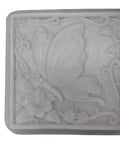 14 Inch Square Butterfly Flower Plastic Craft Mold For DIY Concrete Stepping Stones, One And Three Quarters Inch Thick