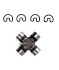 Greaseable Universal Joint Kit 1310 Series OSR With Snap Rings For Heavy Duty Rides 1.062 Inch Bearing Cap Diameter And 3.219 Inch Centerline Fit