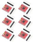 6 DRV8833 Dual DC Motor Driver H-Bridge Board For TB6612 Compatibility, Arduino Friendly Shield, 1.5A Per Channel, Built-In Overcurrent, Short Circuit, Low Voltage Shutdown And Overheat Protection, A Solid Alternative To L298N modules with pin headers
