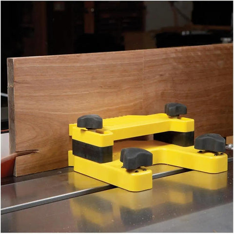 Pro Table Woodworking Featherboard With Triple Holding Power For Vertical And Right Side Use Magnetic Clamp System To Boost Safety Precision And Control In Cabinets Panels And Joinery Projects