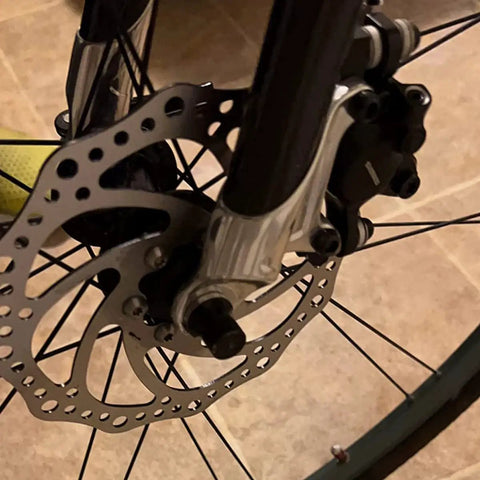 Close-up of Two Pack 160Mm Disc Brake Rotor Stainless Steel With Six Bolts for Road Bikes Mountain Bikes MTB and BMX