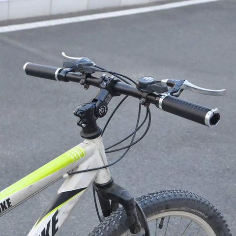 Mountain bike with Aluminum Alloy Flat Bike Handlebar 31.8mm Clamp 620mm Length For Mountain And Road Bikes Matte Black Finish
