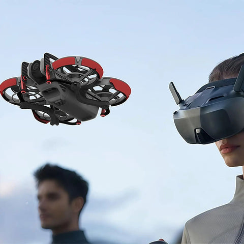 Ultra Lightweight Drone Anti Collision Protection Kit With 3K Carbon Fiber Frame And Aviation Aluminum Hardware For Max 600 To 800 MPa Strength Weighs Just 19 Grams Excluding Aircraft Built For Beefed Up Rugged Flight in action.
