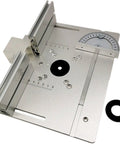 Step Up Your Game With These Buttery Smooth Aluminum Router Table Insert Plates Designed For Dead Nuts Accurate Cuts, featuring miter gauge.
