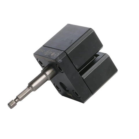 TurboCrimper Impact Driver Attachment Delivers 78 Percent Faster Crimping On The Job For 30 To 24 Gauge Round Duct And Spiral Duct With A Quarter Inch Hex Chuck No Setup Fits 12V And Up Cordless Impact Drivers