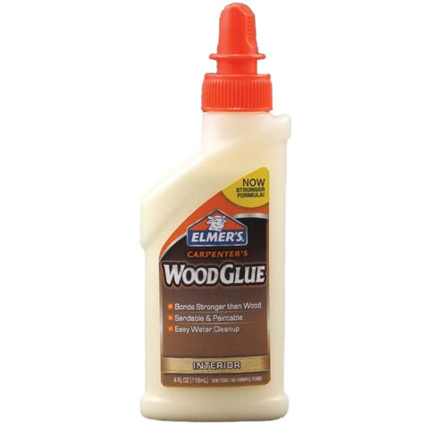 Wood Glue For Carpentry And Home Repairs Four Ounce Bottle With Easy Soap And Water Cleanup When Wet Scrape Or Sand After Drying 20 To 30 Minute Clamp Time Full Bond In 24 Hours Non Toxic Low Fume Bonds Stronger Than Wood For Diy Projects.