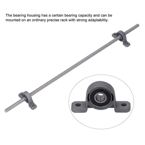400 Millimeter T8 Lead Screw Kit With Optical Axes Lead Screw Nut Sliding Block Coupling Pillow Block Bearing