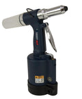Kick Ass Pneumatic Pop Rivet Gun With Hydraulic Might sets steel rivets up to 3/16 inch for construction jobs.