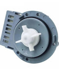 Universal PSB-1 Drain Pump Motor For Washing Machine Plastic Housing Replacement, Fix Slow Drain And Leaks, Easy DIY Install, Compatible With Multiple Washers, Durable Plastic Construction, Budget Friendly Repair Part. gray plastic washer drain pump motor