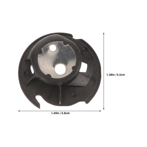 Bobbin Case For Sewing Machines Two Pack Replacement With Durable Plastic And Metal Construction Easy Install DIY And Home Use Replacement Part For Smooth Thread And Tidy Spools, 1.49in