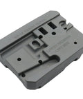 AR15 Bench Block For Gun Build And Assembly, Non Marring Urethane Pedestal, grey color, for roll pins and gas block pins