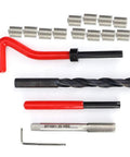 M10 X 1.25 Internal Thread Repair Kit Stainless Steel Inserts With Drill Tap Wrench 12 Inserts In 2D Length DIY