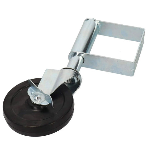 Spring Loaded Gate Wheel Caster For Farm Gates Heavy Duty 5 Inch Aluminum Wheel With Damping No More Gate Drag Shock Absorption