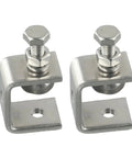 Heavy Duty C Clamp Cabinet Clamp 15 to 38mm Range Drawer Clip I Beam Design M8 Threaded Hole Table Mounting Bracket Rust Proof 1pc
