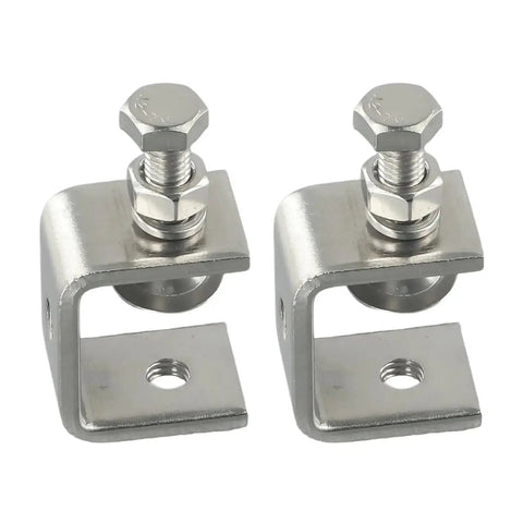 Heavy Duty C Clamp Cabinet Clamp 15 to 38mm Range Drawer Clip I Beam Design M8 Threaded Hole Table Mounting Bracket Rust Proof 1pc