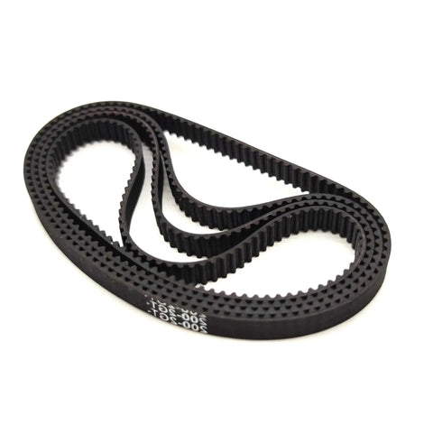 200-2GT-6 Closed-Loop Timing Belt Set For 200mm length with 6mm width, 100 teeth, shown coiled on white background