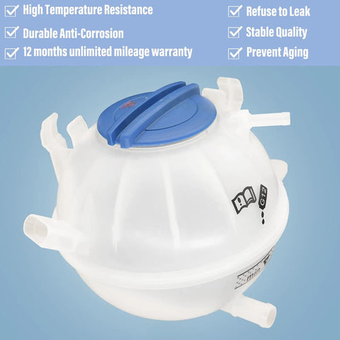 Coolant Overflow Reservoir Expansion Recovery Tank Replacement For VW Jetta Golf Passat Beetle And Audi A3 TT Quattro