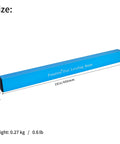Professional Guitar Fret Leveling Beam And Sanding Block Precision Ground Steel Rail, 16x1.5x1in blue aluminum beam for fret leveling.