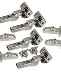 Soft Close Hinges For Face Frame Cabinets With 110 Degree Self Closing Inset Doors, 4 pack with mounting plates and screws